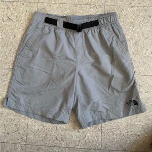 The North Face Light Gray Men's Athletic Shorts
